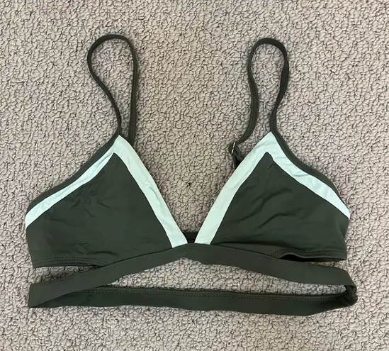 l*space Olive Green Bikini Top