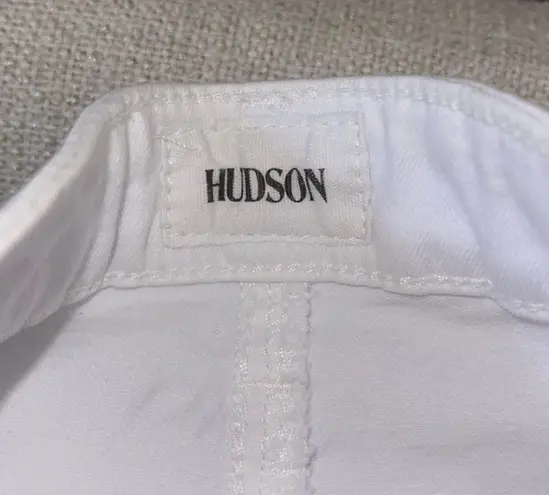 Hudson White Flare Jeans