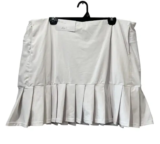 Lady Hagen NEW Womens White Pleated Skort Golf Tennis Biking Plus Size XXL