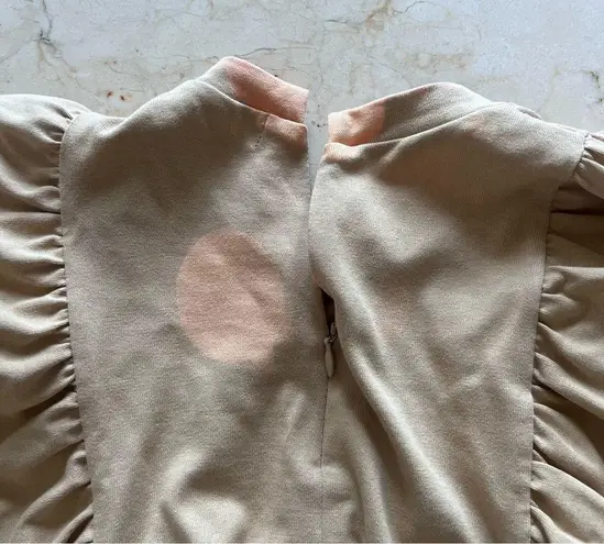 Moussy Vintage FORM SPERION TOP Sz XS Light Beige Tan