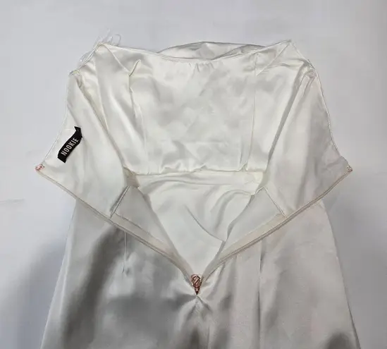 Nookie Emelie Strapless Gown in White