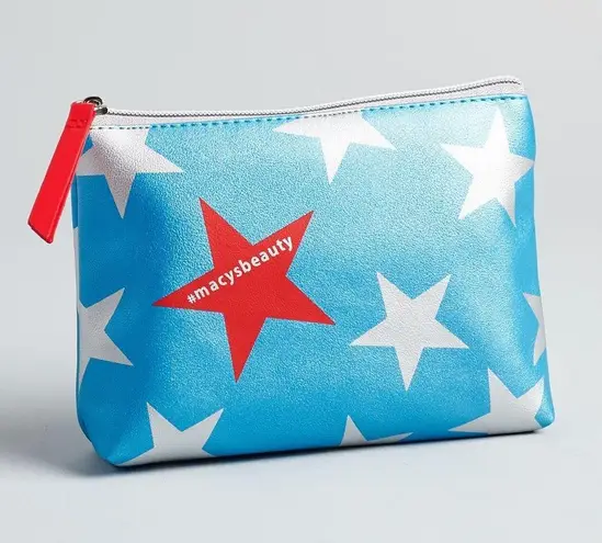 Macy's ⭐️NEW⭐️ MACY’S STAR METALLIC COSMETIC BAG