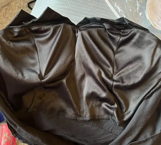 Body Central Black Strapless Mini Dress