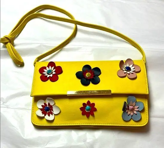 Citywide flower party purse Yellow