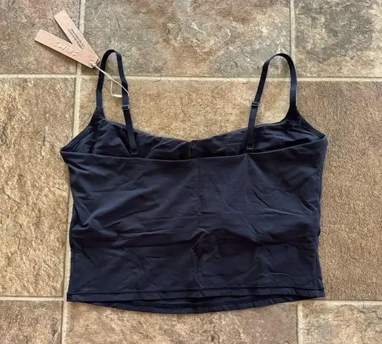SKIMS Fits Everybody Cropped Cami Onyx Size Large
