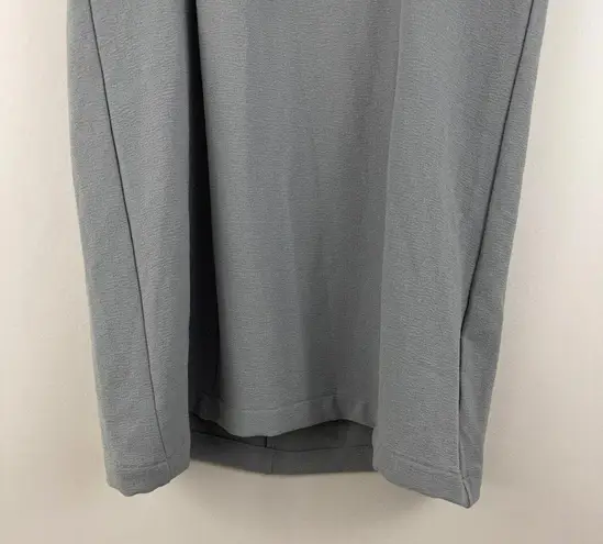 Bobeau Grey Surplice Faux Wrap Shift Dress NEW