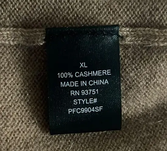 LUSSO 100% Cashmere Mock Neck Sweater Dress Size XL New w/Tag