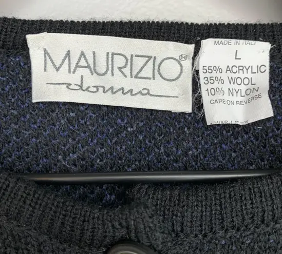 Donna Maurizio Boho Wool Fringe Tassel Sweater