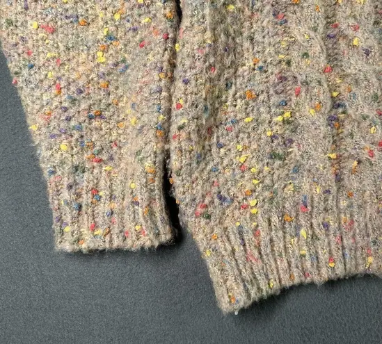 Harper Heritage Sweater Womens Medium Chunky Knit Multicolor Speckled Pullover