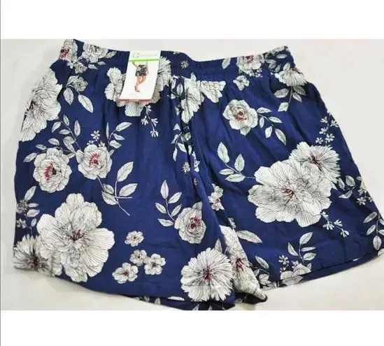 ✨ c wonder nouveau floral shorts✨ Blue Size XL