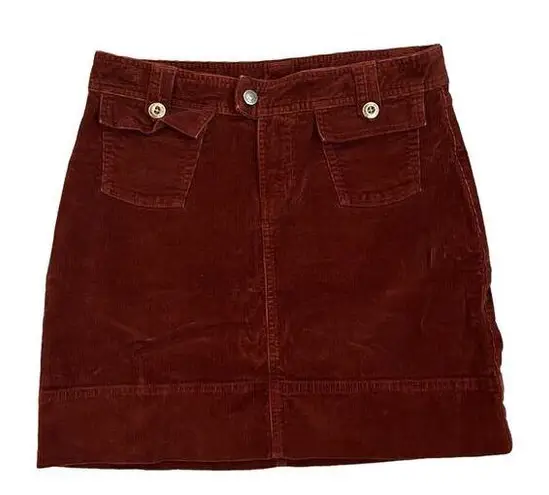 Patagonia  Corduroy Mini Skirt Sz 2 Organic Fall Granola Girl Preppy Sustainable