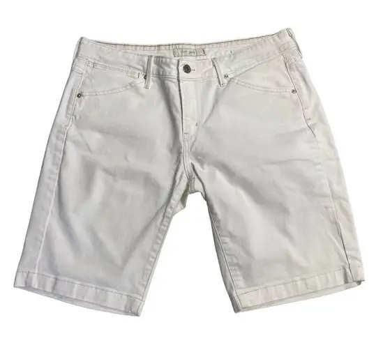 Levi's LEVI’S Women’s White 545 Jean Denim‎ Bermuda Shorts Size 12