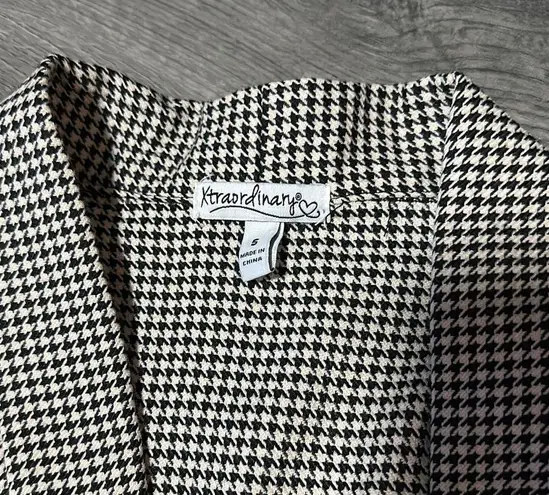 Xtraordinary houndstooths blazer mini dress size SMALL