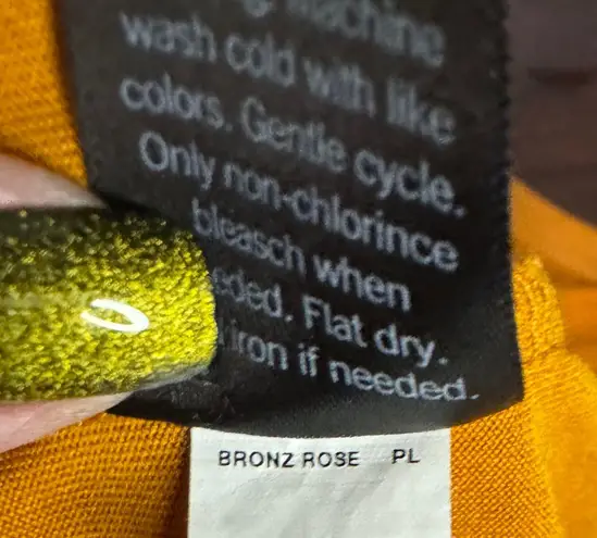 Simply Vera Vera Wang Ruched Elbow Sleeve Tee