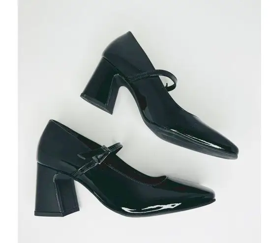 Paul Green Black patent leather Zoe Mary Jane Pump UK 4.5 / US 7