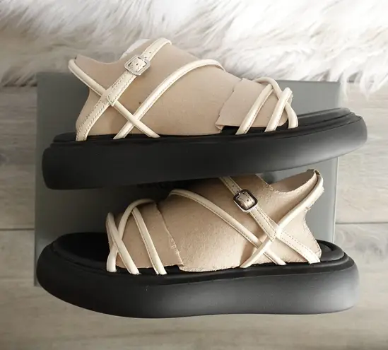 Vagabond Shoemakers Blenda Strappy Sandals in Ivory Cream Size 40