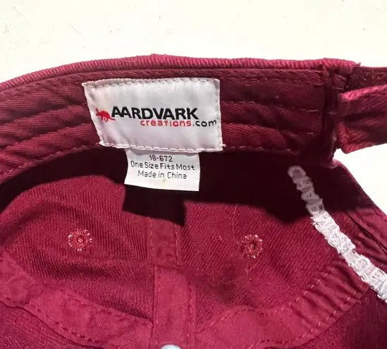 Chapman University Maroon Gray Baseball Cap Red