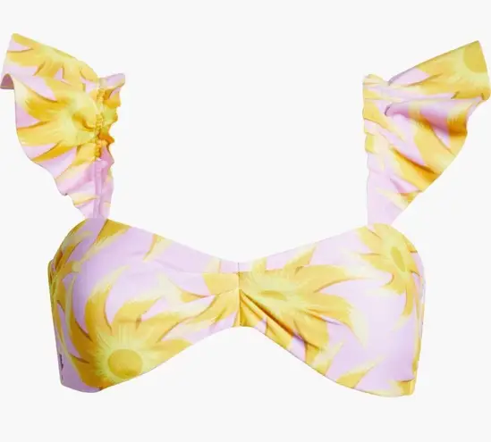 Farm Rio Sunny Side Bandeau Bikini Top, Size Small, $120