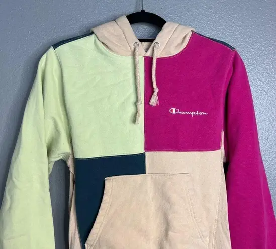 Champion  Reverse Weave Colorblock Hoodie Sweatshirt Women's XS