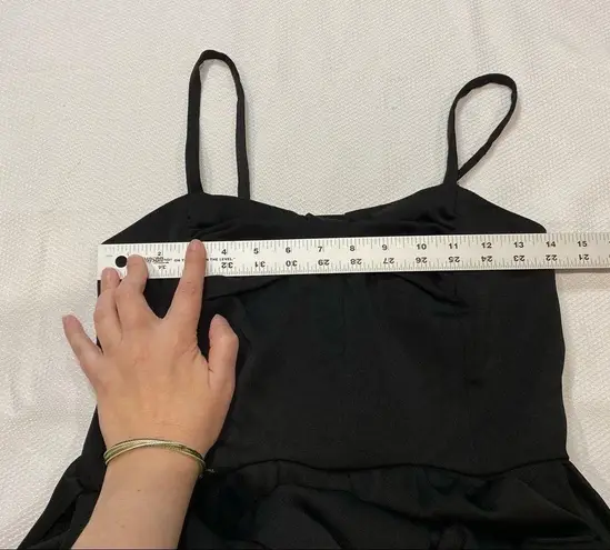 Kling Black Short Party Dress Bow Mesh chest