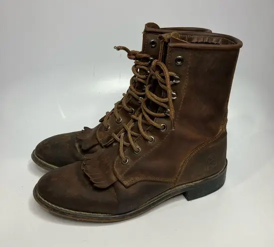 Durango  leather riding boots lace up boots size 8.5