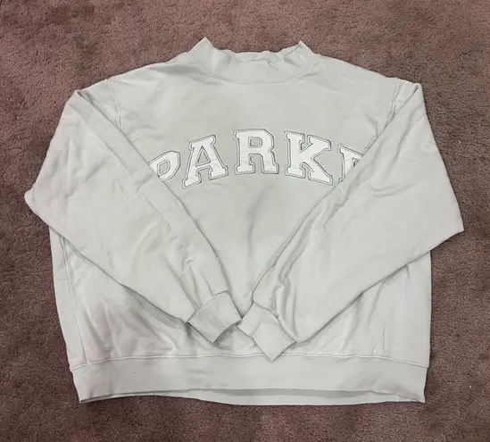 Parke Bridal Collection Something Blue Varsity Mockneck Sweatshirt XXL