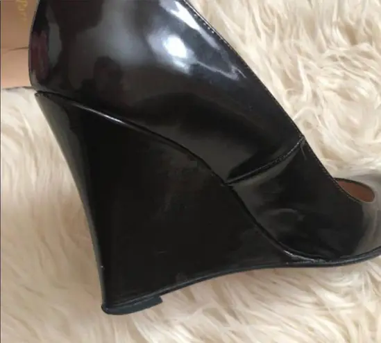 Christian Louboutin  Patent Leather Wedge Heels