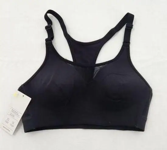 All In Motion  Womens Size XS Black Medium Support Moisture Wicking Sports Bra