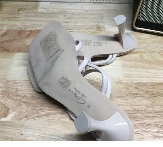 Circus by Sam Edelman Circus NY by Sam Edelman Savanna Strappy Heels Women's 8.5 Cream Patent Leather