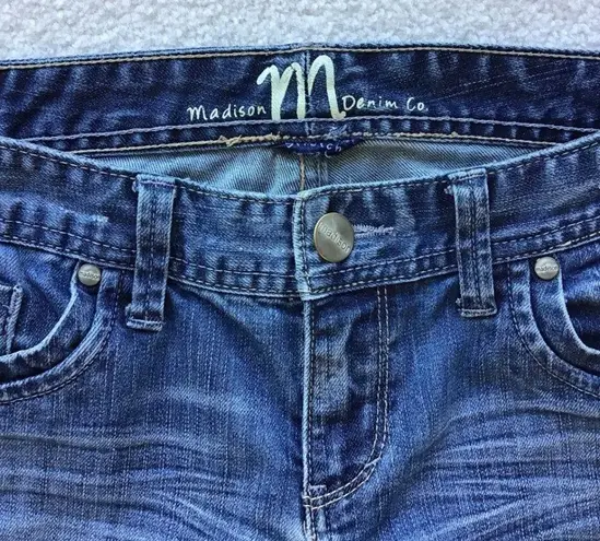 MADISON DENIM CAPRI JEANS SIZE 7/8 Blue