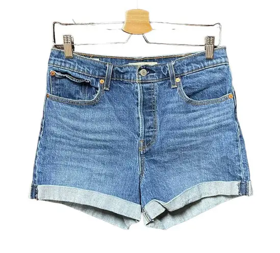 Levi's  Wedgie Fit High Rise Denim Shorts Size 30