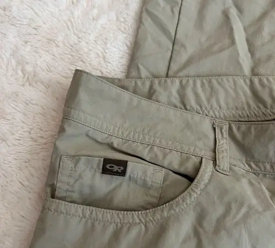 Bermuda Outdoor Research Women's Hiking Pants Cream Tan Convertible to  Short