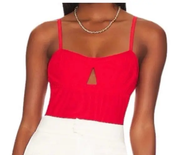 We Are HAH Women's Bodysuit Size S Blood Orange One Piece