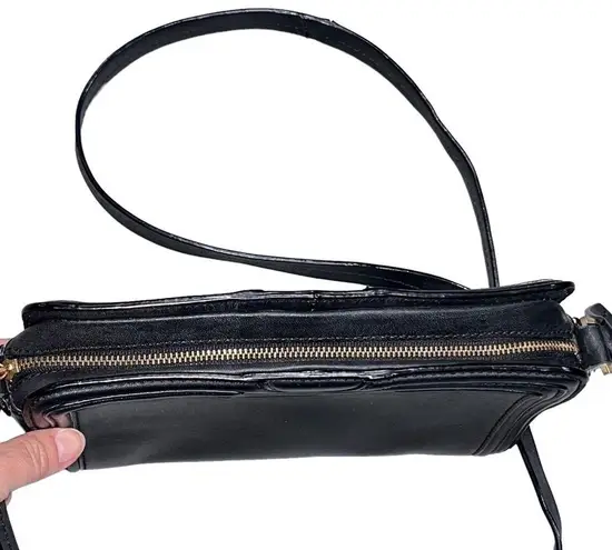 Kate Spade  Saturday Black Leather Crossbody Bag