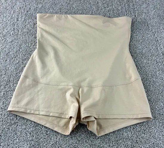 Maidenform NWOT Shapewear Shorts Beige 2XL High Waist Tummy Control Underwear