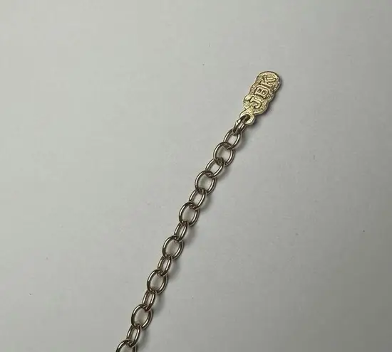 JBK Signed Gold Tone & Black Mariner Link Chain Necklace Camrose & Kross