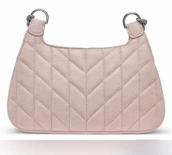 Karl Lagerfeld Paris Lafayette Quilted Crossbody Shoulder Bag – Blush Pink