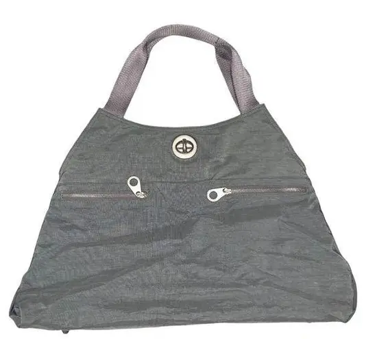 Baggallini Gray Nylon Travel Tote