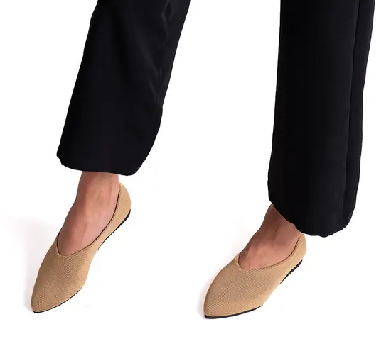 WAPS Women Camel Mustard Yellow Slip