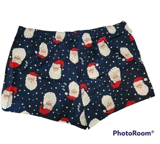 Old Navy NWT  Sleepwear Cotton Flannel Shorts Size XL Santas