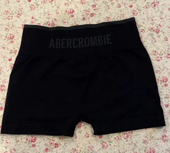 Abercrombie & Fitch  Black Running Shorts - Image 1