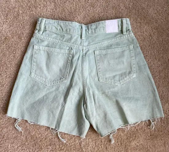 ZARA High Rise Denim Shorts