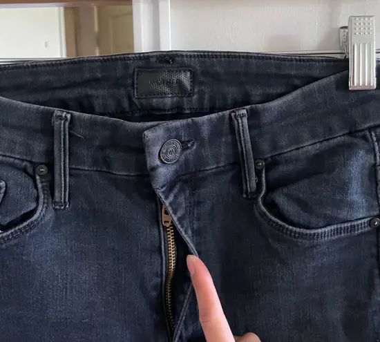 MOTHER Denim MOTHER Black Looker Skinny Jeans