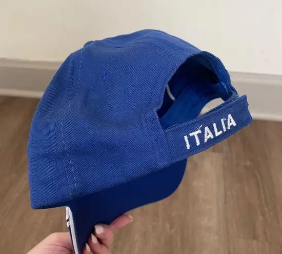 Italia Blue Baseball Hat Ball Cap Adjustable Italy Flag 58