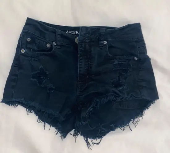 American Eagle Outfitters Black Jean Shorts