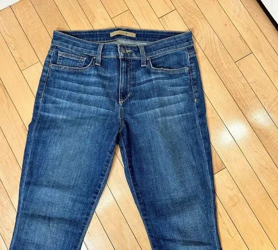 joe's jeans Mabel Skinny Crop Fun & Flirty Jeans w/ Fringe Hem - size 28