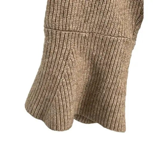 H by Halston Open Front Cardigan with Bell Sleeves Tan Size XLarge