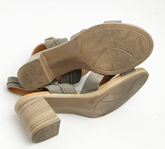 NOVACAS Cross Toebed Adjustable Ankle Straps Block Heel Sandals, EU 38 Size 7