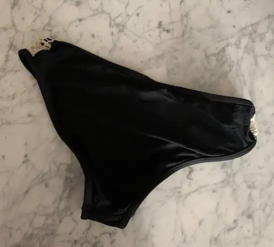 Ella Moss Dream Weaver Embroidered Netted Bikini Bottom