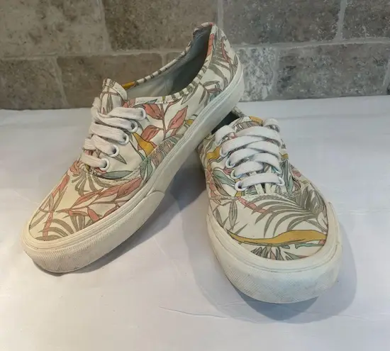 Vans  Old Skool Low Authentic California Floral Hawaiian Marsh Men’s 7.5 Women 9